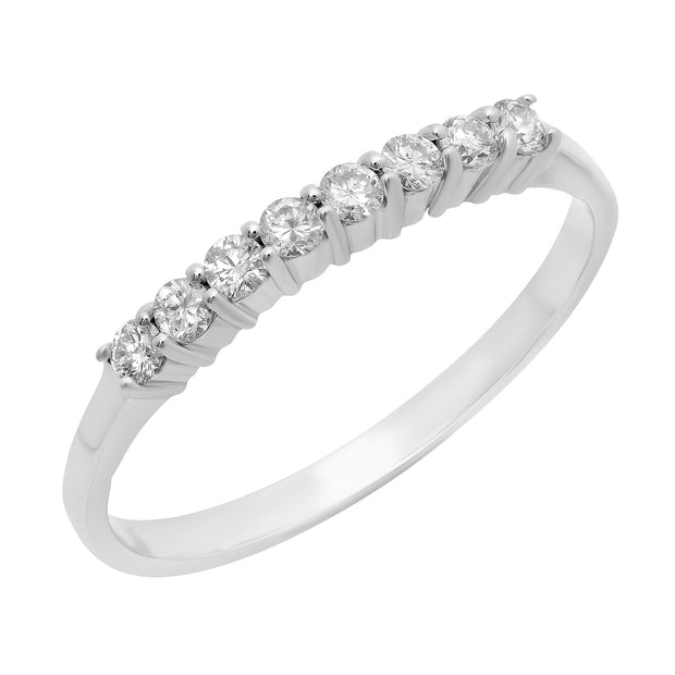 Ladies 0.25 CTW Diamond 14K White Gold Ring - Fashion Strada