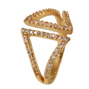 Ladies 0.45CTW Diamond 14k Yellow Gold Ring - Fashion Strada