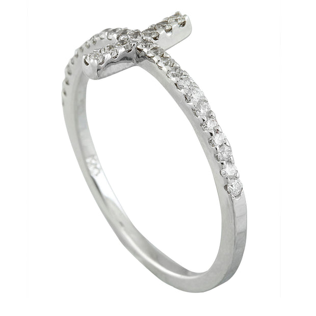 0.30 Carat 14K White Gold Diamond Ring - Fashion Strada