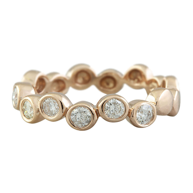 0.55 Carat 14K Rose Gold Diamond Ring - Fashion Strada