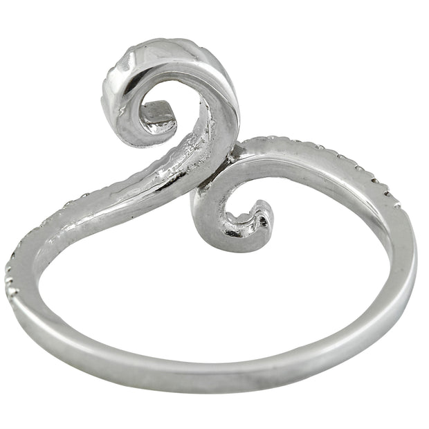 0.40 Carat 14K White Gold Diamond Ring - Fashion Strada