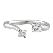 0.35 Carat 14K White Gold Diamond Ring - Fashion Strada