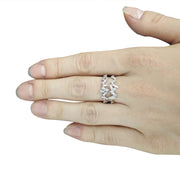 0.22 Carat 14K White Gold Diamond Ring - Fashion Strada