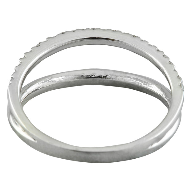 0.25 Carat 14K White Gold Diamond Ring - Fashion Strada