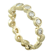 0.55 Carat 14K Yellow Gold Diamond Ring - Fashion Strada