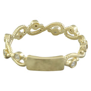 0.15 Carat 14K Yellow Gold Diamond Ring - Fashion Strada