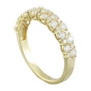 0.75 Carat 14K Yellow Gold Diamond Ring - Fashion Strada