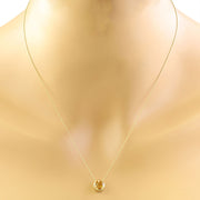 1.50 Carat Citrine 14K Yellow Gold Necklace - Fashion Strada