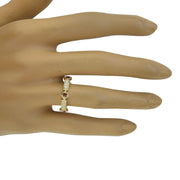 0.43 Carat Ruby 14K Yellow Gold Diamond Ring - Fashion Strada