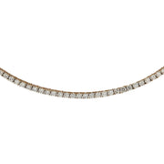 4.00 Carat 18K White Gold Diamond Necklace - Fashion Strada