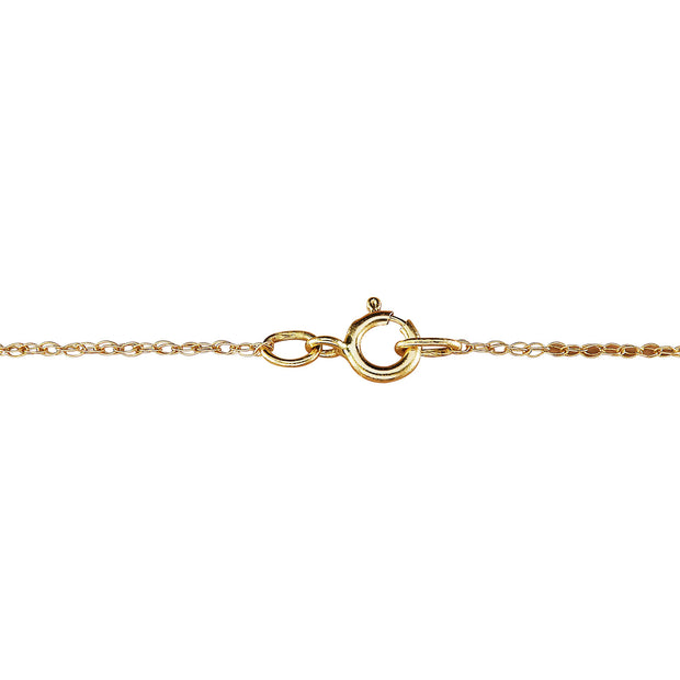 18.35 Carat Topaz 14K yellow Gold Diamond Necklace - Fashion Strada