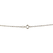1.51 Carat Aquamarine 14K White Gold Diamond Necklace - Fashion Strada