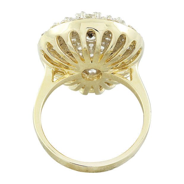 2.41 Carat  Diamond 14K Yellow Gold Ring - Fashion Strada