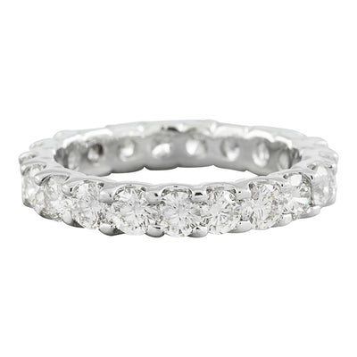 2.78 Carat Diamond 14K White Gold Ring - Fashion Strada
