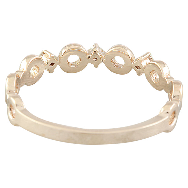 0.07 Carat Diamond 14K Rose Gold Ring - Fashion Strada
