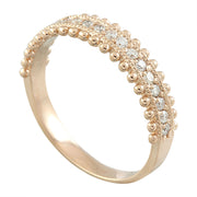 0.28 Carat Diamond 14K Rose Gold Ring - Fashion Strada