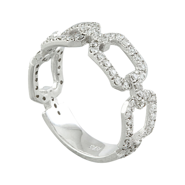0.65 Carat Diamond 14K White Gold Ring - Fashion Strada