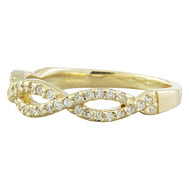 0.35 Carat Diamond 14K Yellow Gold Ring - Fashion Strada