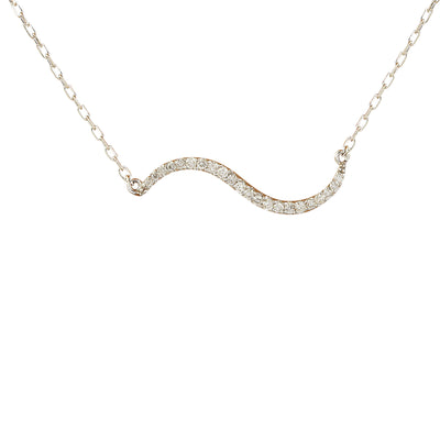 0.25 Carat Diamond 14K White Gold  Necklace - Fashion Strada