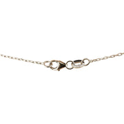 0.40 Carat Diamond 14K White Gold Double Bar Necklace - Fashion Strada