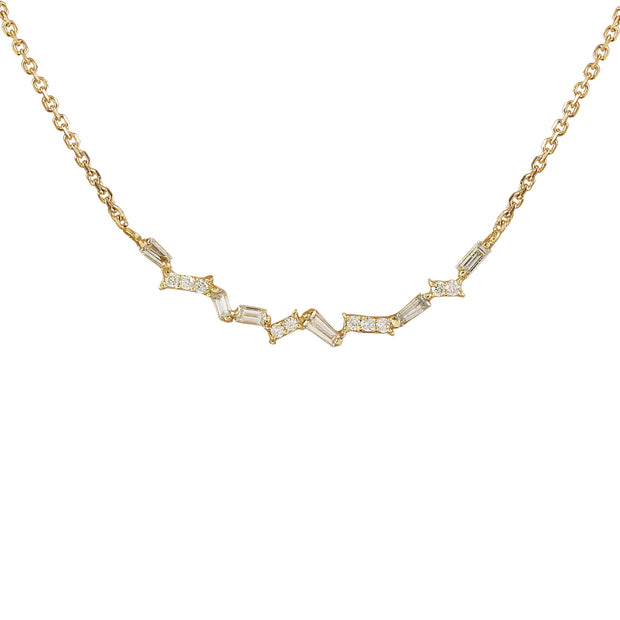 0.45 Carat Diamond 14K Yellow Gold  Necklace - Fashion Strada