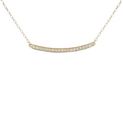 0.20 Carat Diamond 14K White Gold Necklace - Fashion Strada