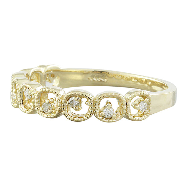 0.70 Carat Diamond 14K Yellow Gold Ring - Fashion Strada