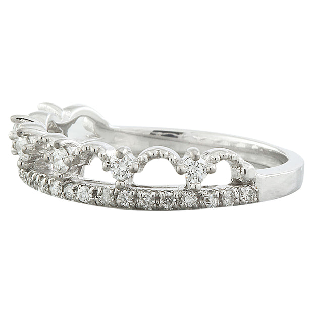 0.20 Carat Diamond 14K White Gold Ring - Fashion Strada