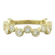 0.75 Carat Diamond 14K Yellow Gold Ring - Fashion Strada