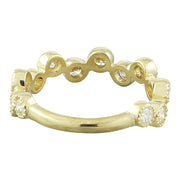 0.75 Carat Diamond 14K Yellow Gold Ring - Fashion Strada