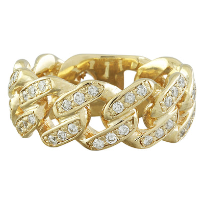 0.55 Carat Diamond 14K Yellow Gold Ring - Fashion Strada