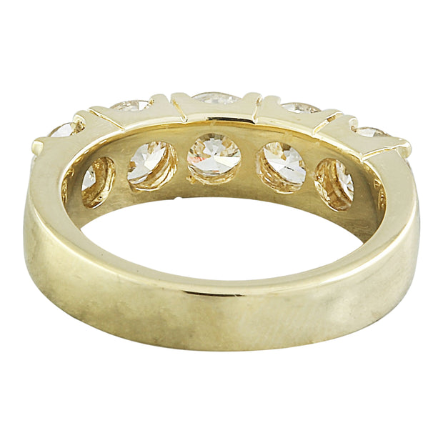 2.51 Carat Diamond 14K Yellow Gold Ring - Fashion Strada