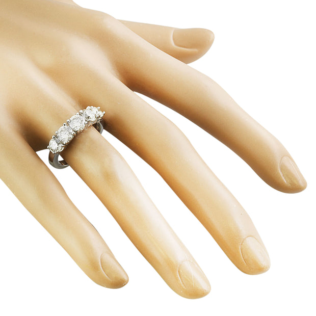 2.57 Carat Diamond 14K White Gold Ring - Fashion Strada