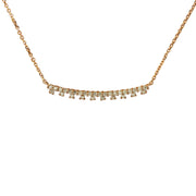 0.35 Carat Diamond 14K Rose Gold Necklace - Fashion Strada
