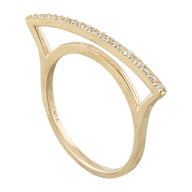 0.45 Carat Diamond 14K Rose Gold Ring - Fashion Strada