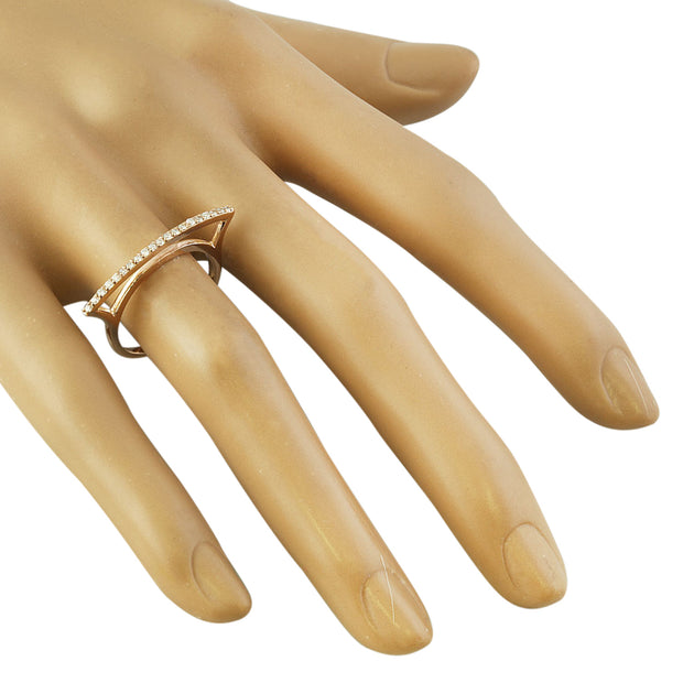 0.45 Carat Diamond 14K Rose Gold Ring - Fashion Strada