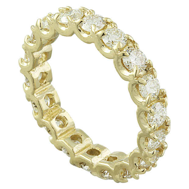 2.30 Carat Diamond 14K Yellow Gold Ring - Fashion Strada