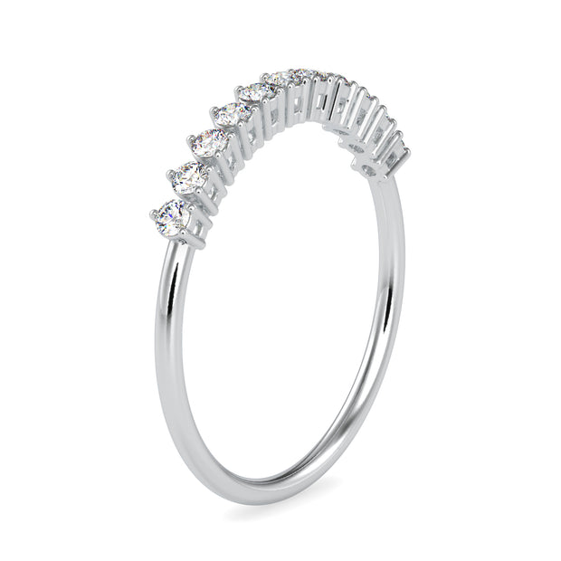 0.24 Carat Diamond 14K White Gold Ring - Fashion Strada
