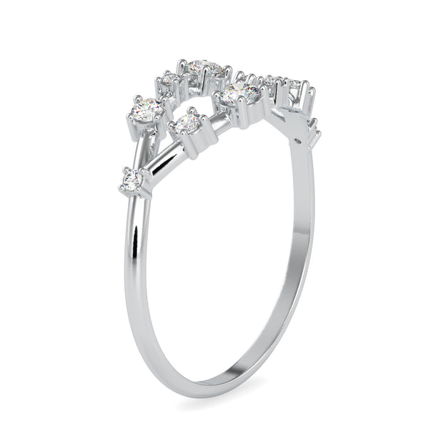 0.25 Carat Diamond 14K White Gold Ring - Fashion Strada