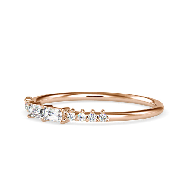 0.20 Carat Diamond 14K Rose Gold Ring - Fashion Strada