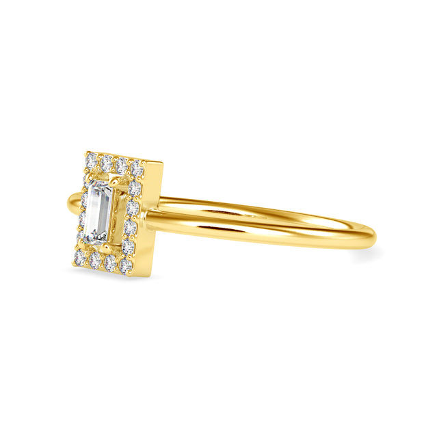 0.17 Carat Diamond 14K Yellow Gold Ring - Fashion Strada