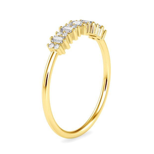 0.23 Carat Diamond 14K Yellow Gold Ring - Fashion Strada