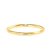 0.01 Carat Diamond 14K Yellow Gold Ring - Fashion Strada