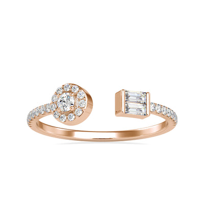 0.25 Carat Diamond 14K Rose Gold Ring - Fashion Strada