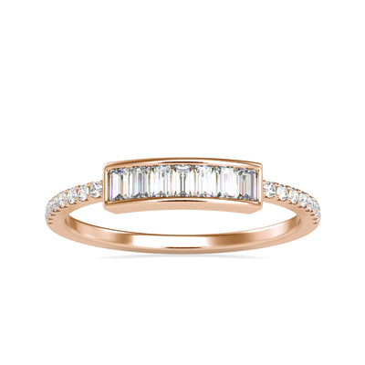 0.35 Carat Diamond 14K Rose Gold Ring - Fashion Strada