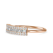 0.33 Carat Diamond 14K Rose Gold Ring - Fashion Strada