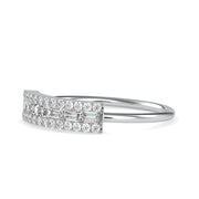 0.33 Carat Diamond 14K White Gold Ring - Fashion Strada