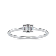 0.12 Carat Diamond 14K White Gold Ring - Fashion Strada