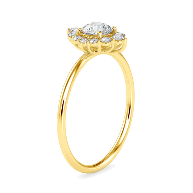0.65 Carat Diamond 14K Yellow Gold Ring - Fashion Strada