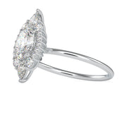 1.04 Carat Diamond 14K White Gold Ring - Fashion Strada